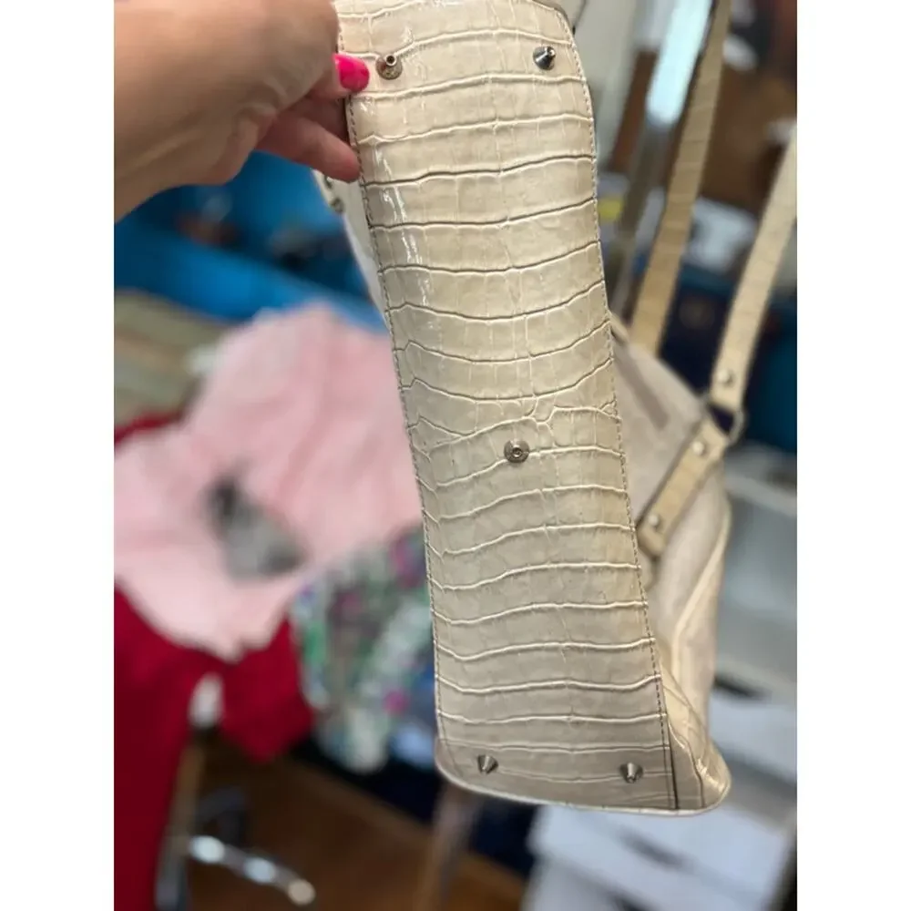 Y2k Guess Beige Tote Bag Large